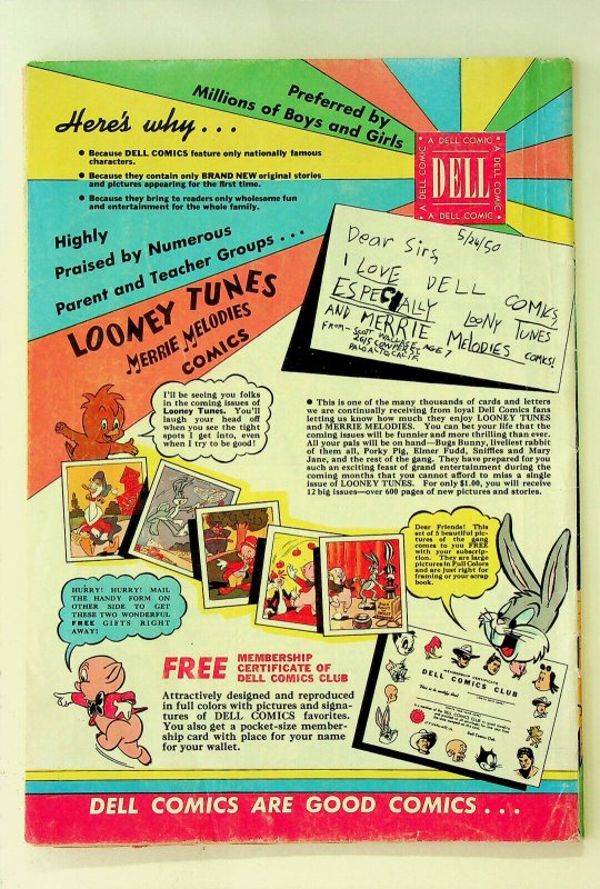 Looney Tunes #114 (Apr 1951, Dell) - Very Good/Fine