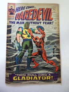 Daredevil #18 (1966) 1st App of Gladiator! VG Condition