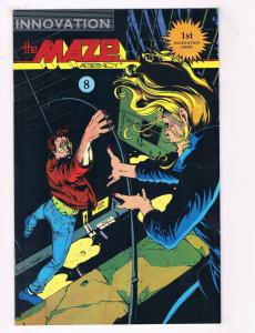 The Maze Agency #8 VF Innovation Comics Comic Book 1988 DE38 AD11