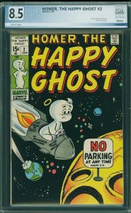 Homer, The Happy Ghost #2 (1970) PGX 8.5 VF+