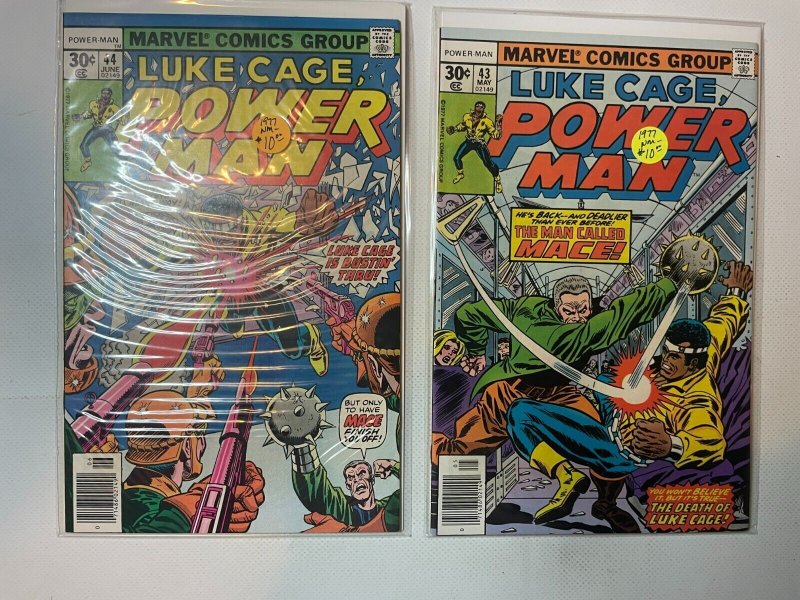 3 Comic Books Marvel Comics Power Man #42 43 44 Iron Fist 56 SM8