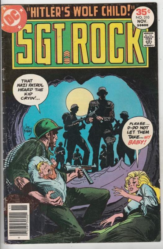 Sgt. Rock #310 (Nov-77) FN+ Mid-High-Grade Sgt. Rock and Easy Company