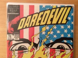 DAREDEVIL 232, HIGH GRADE - SEE PICS, 1ST PRINT, 1ST APP NUKE, MILLER ART