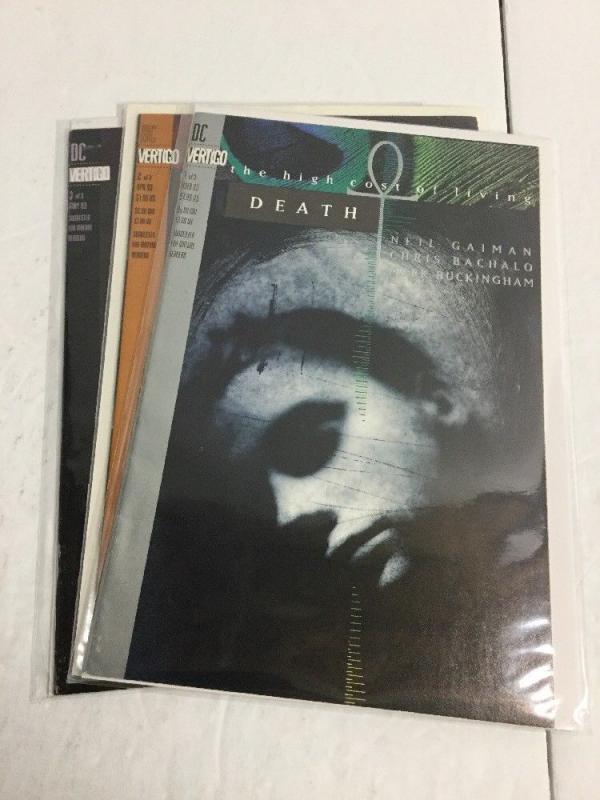 Death The High Count Of Living 1-3 Lot Set Run Nm Near Mint DC Vertigo IK