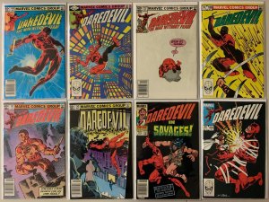 Daredevil 1st series comics lot #185-318 34 diff avg 6.0 (1982-93)