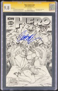 Hero Comics CGC 9.8 Signature Series Signed by J. Scott Campbell