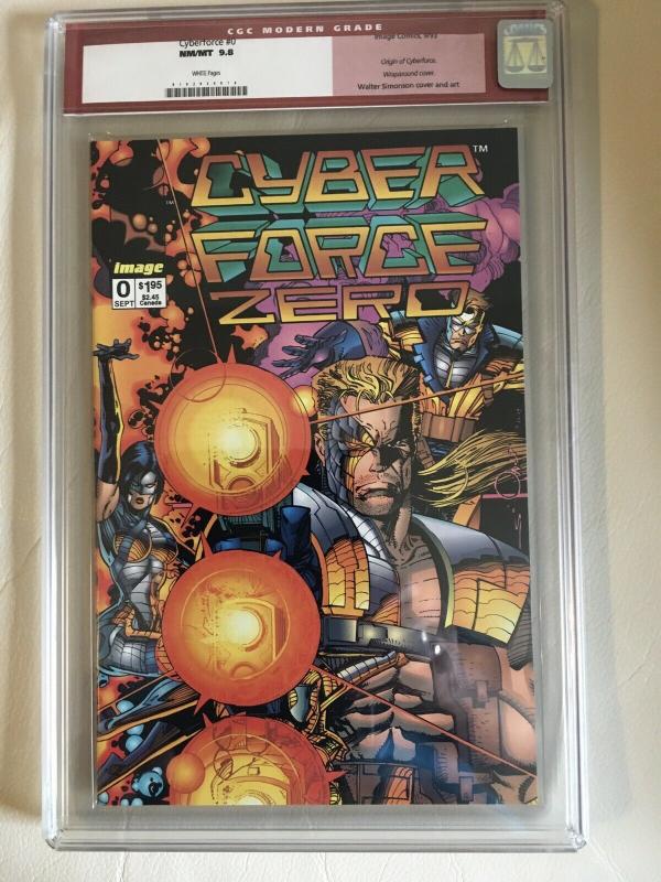 Cyberforce #0 CGC GRADED 9.8 -HIGHEST GRADED- origin - wraparound cover 9/93