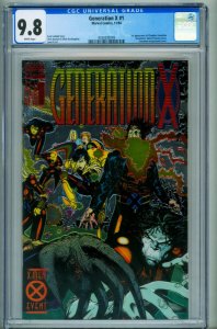 Generation X #1 CGC 9.8 1st Chamber-comic book 4330292009