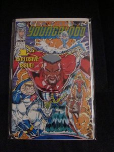 Youngblood #1 Rob Liefeld Flipbook: Variant Riptide in logo.