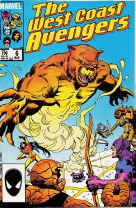 West Coast Avengers #6 (1986) West Coast Avengers / Avengers West Coast