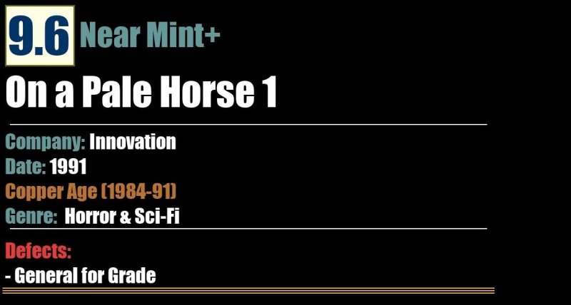 On a Pale Horse 1 (1991) NM+ Innovation comic