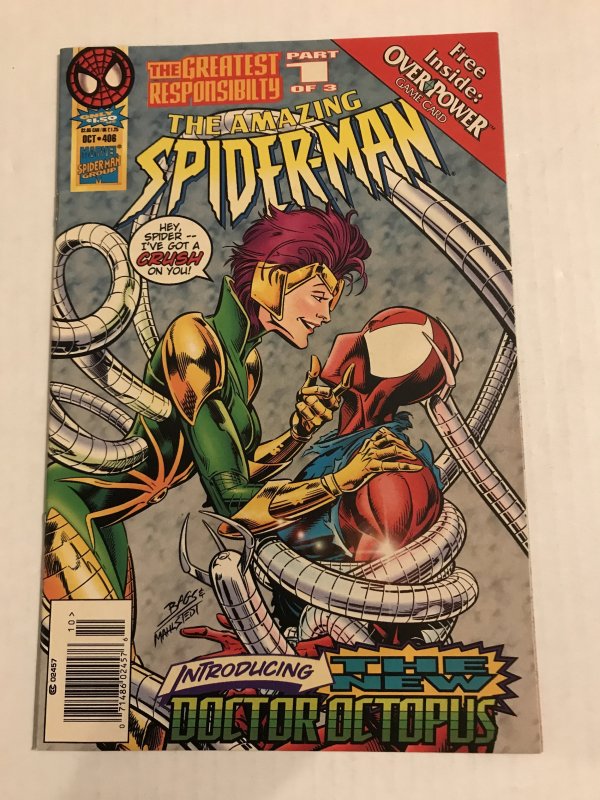 The Amazing Spider-Man #406 : Marvel 10/96 NM-; Newsstand, 1st Carolyn Trainer