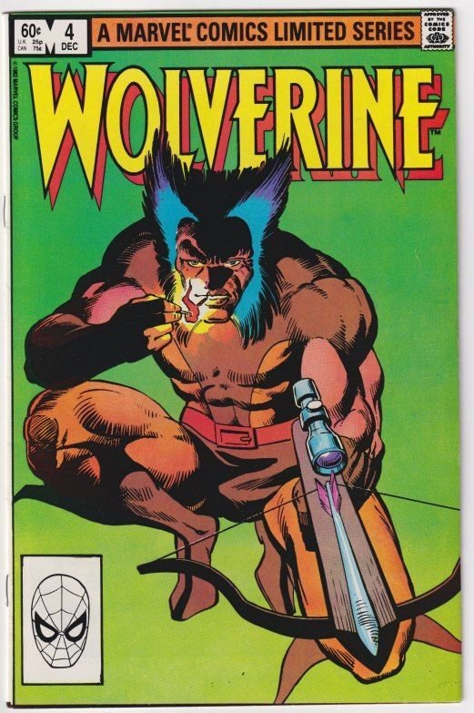 Wolverine #4 (1982) Limited series, Frank Miller