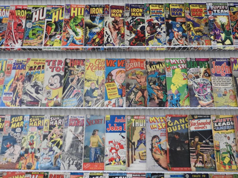 Huge Lot Silver/Bronze Comics W/ Hulk, Avengers, Dracula, Thor, Sub-Mariner+MORE