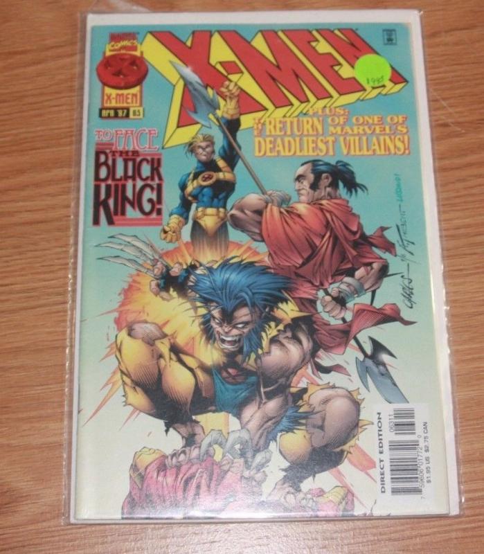 X MEN # 63 1997, Marvel  black king woverine CANNONBALL HELLFIRE CLUB