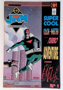 Jam Super Cool Color-Injected Turbo Adventure from Hell #1 (1988, Comico) VF-