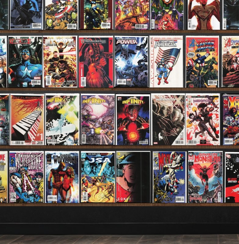 Huge Lot 150+ Comics with Wolverine, Mystique, Captain America & More!