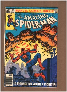 Amazing Spider-man #218 Marvel Comics 1981 Frank Miller Cover GD 2.0