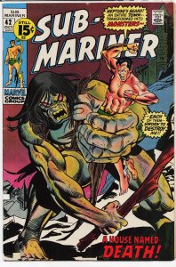Sub-Mariner #42 (1971) Namor the Sub-Mariner