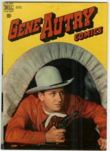 GENE AUTRY (1943-1959 FAWCETT/DELL) 14 VG+ PHOTOCOVER COMICS BOOK 