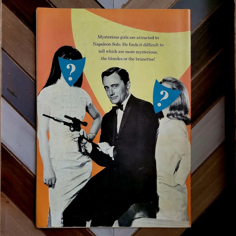 The Man from U.N.C.L.E. #8 VG+ (Gold Key 1966) Floating People.. 12 cent issue