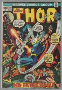 THOR 214 VG+ Aug. 1973