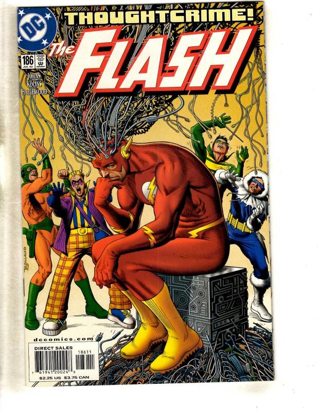 Lot Of 10 Flash DC Comic Books # 181 182 184 185 186 187 188 189 190 191 MF12