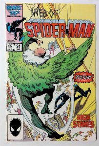 Web of Spider-Man, The #24 (March 1987, Marvel) 8.5 VF+