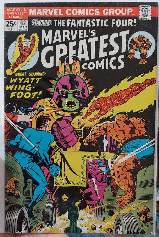 Marvels Greatest Comics starring The Fantastic Four #62