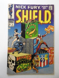 Nick Fury, Agent of SHIELD #1 (1968) GD/VG Condition ink bc