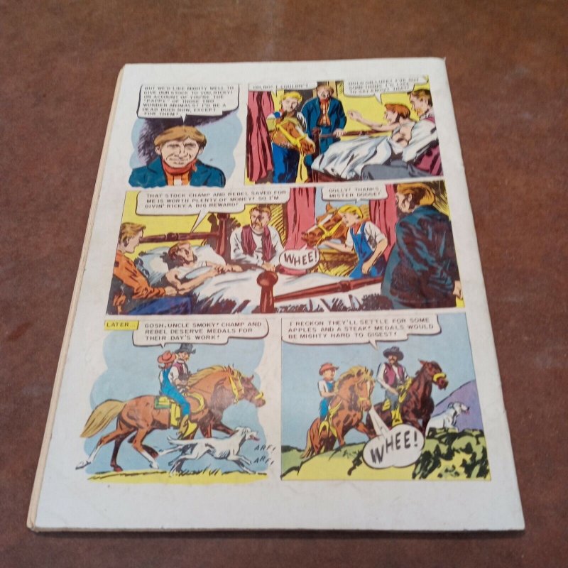 Gene Autry's Champion #9 Dell Comics 1953 Golden Age Western Horse painted cover