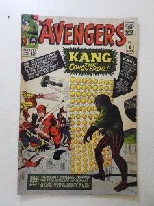 Avengers #8 (1964) VG Condition 1st Appearance of Kang the Conqueror!