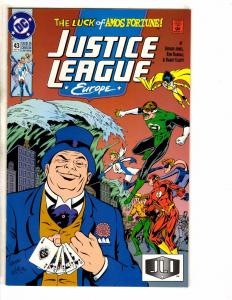 Lot Of 9 Justice League Europe DC Comics # 39 40 41 42 43 44 45 46 47 Flash CR11