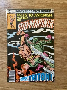 Tales to Astonish Starring Sub Mariner #2 Marvel Comics 1979 - VG