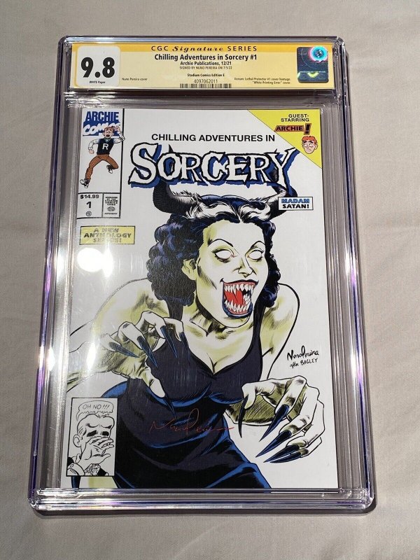 Archie Chilling Adventures In Sorcery Lethal Protector WhiteError 10Made CGC 9.8