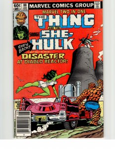 Marvel Two-in-One #88 Newsstand Edition (1982) The Thing