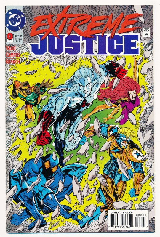 Extreme Justice (1995) #0-18 NM Complete series