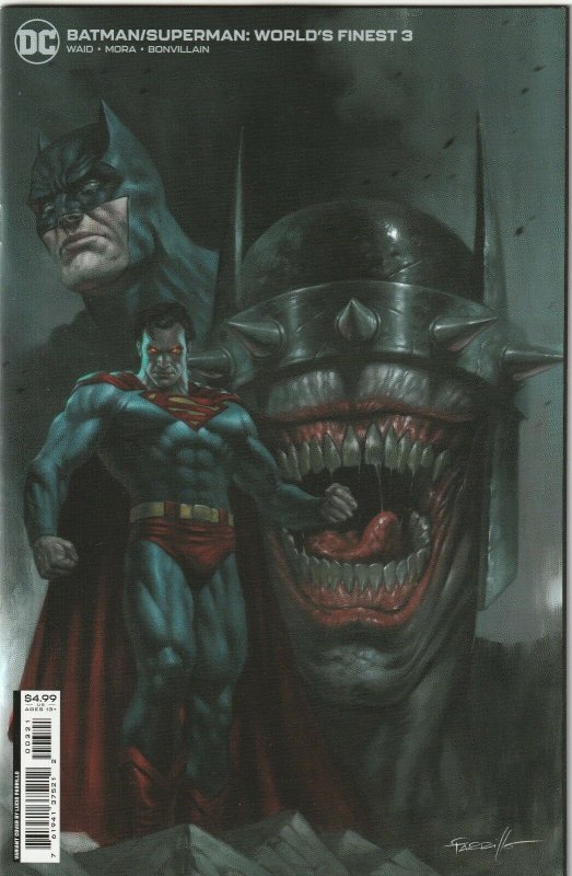 Batman Superman Worlds Finest # 3 Variant Cover NM DC 2022 [E2] | Comic ...