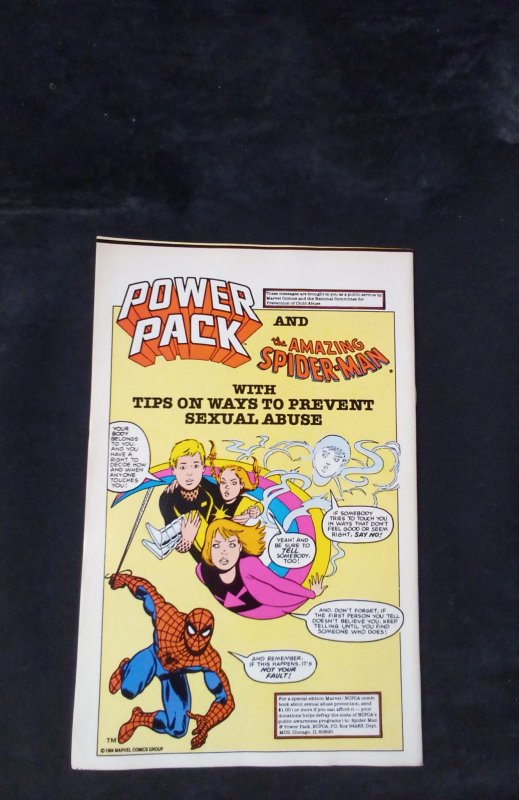 Web of Spider-Man #15 Newsstand Edition (1986)