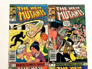 4 The New Mutants Comic Books #6 7 8 9 Defenders Hulk Avengers Spiderman 9 JS1