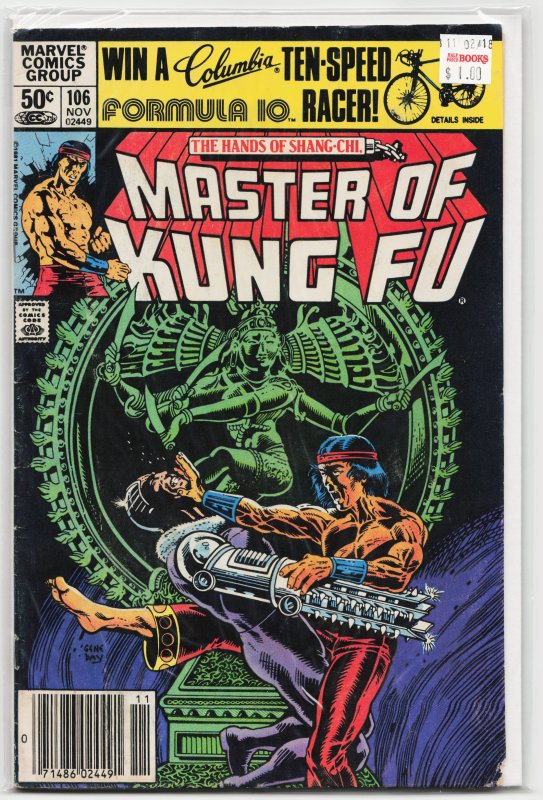Master of Kung Fu #106 (1981) Master of Kung Fu / Shang-Chi