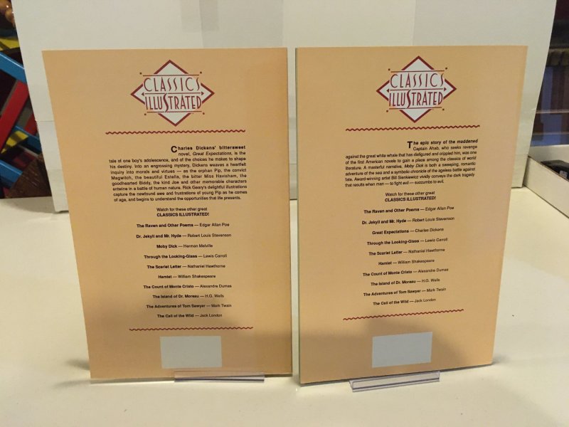 Classics Illustrated Set of 10 1990 First Comics Adaptions Prestige Format