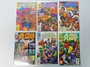 Alpha Flight lot:#2-16  2nd series 14 different books average 8.5 (1997)