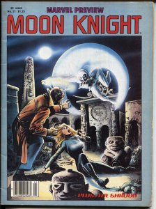 MARVEL PREVIEW #21 1980-First solo Moon Knight story