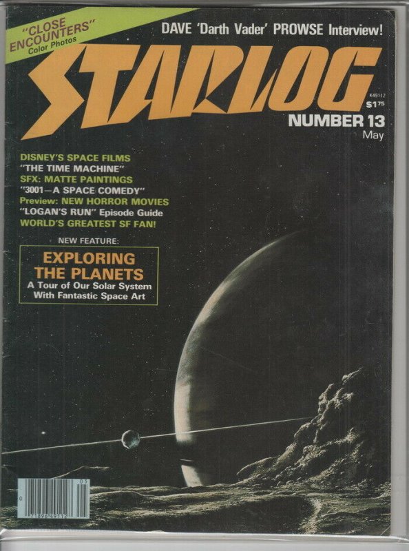 STARLOG MAGAZINE #13 F A04975