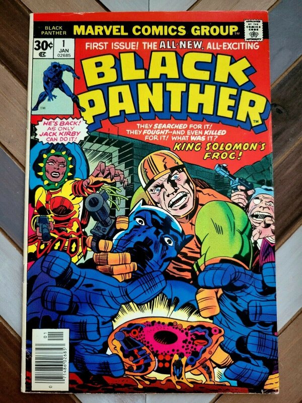 Black Panther #1 FN/VF (Marvel, 1977) Premiere Issue, 1st solo series Jack Kirby