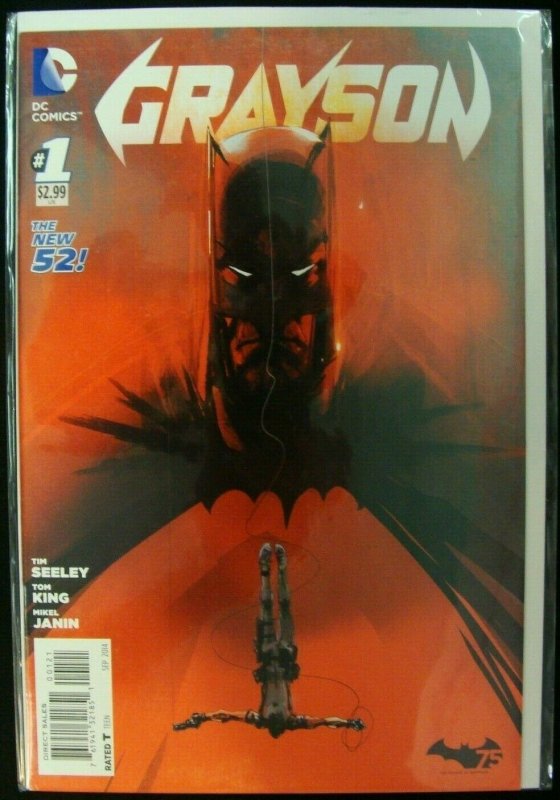 DC Grayson #1 Jock Variant Cover The New 52 Batman