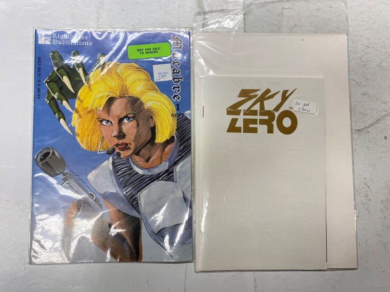 6 PACIFIC comic books Starslayer #4 6 Macabre #1 2 Sky Zero Blade 11 KM41