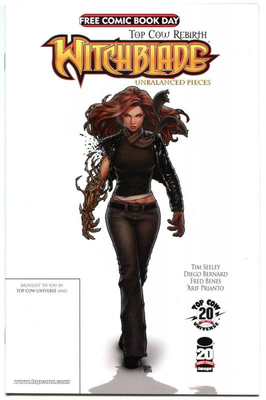 WITCHBLADE Unbalanced Pieces, NM, FCBD, 2012 more FCBD and WB in store