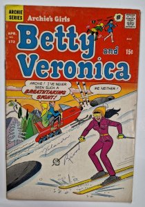 ARCHIES GIRLS BETTY & VERONICA (1950-1987) 172  (April 1970) VG  Dan De Carlo